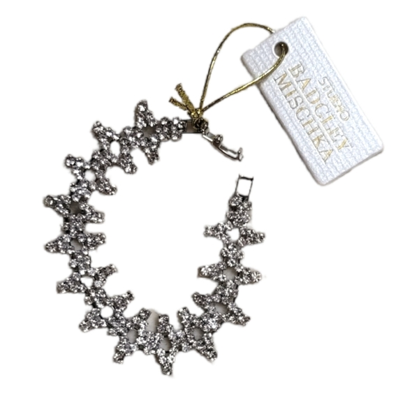 Badgley Mischka Jewelry Badgley Mischka Crystal Pattern Bracelet